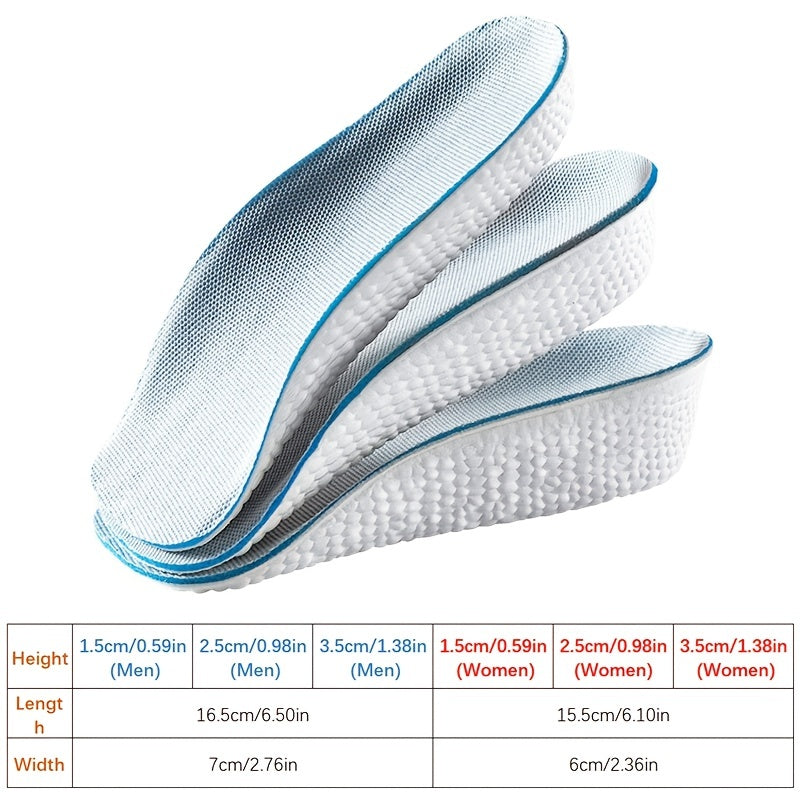 Arch Support Inner Heightening Insoles Breathable Sports Half Cushion