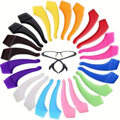 12 Pairs Silicone Glasses Ear Grip Sports Eyeglass Strap Holder