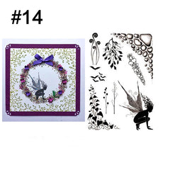 Fairy Series Branch Silicone Clear Stamp for DIY Journals Albums