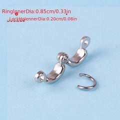 Stainless Steel Parrot Leg Ring for Stylish Pet Decor