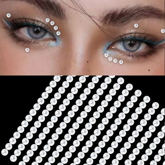Pearl Under Eye Makeup Sticker Jewelry Decoration
