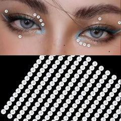 Pearl Under Eye Makeup Sticker Jewelry Decoration