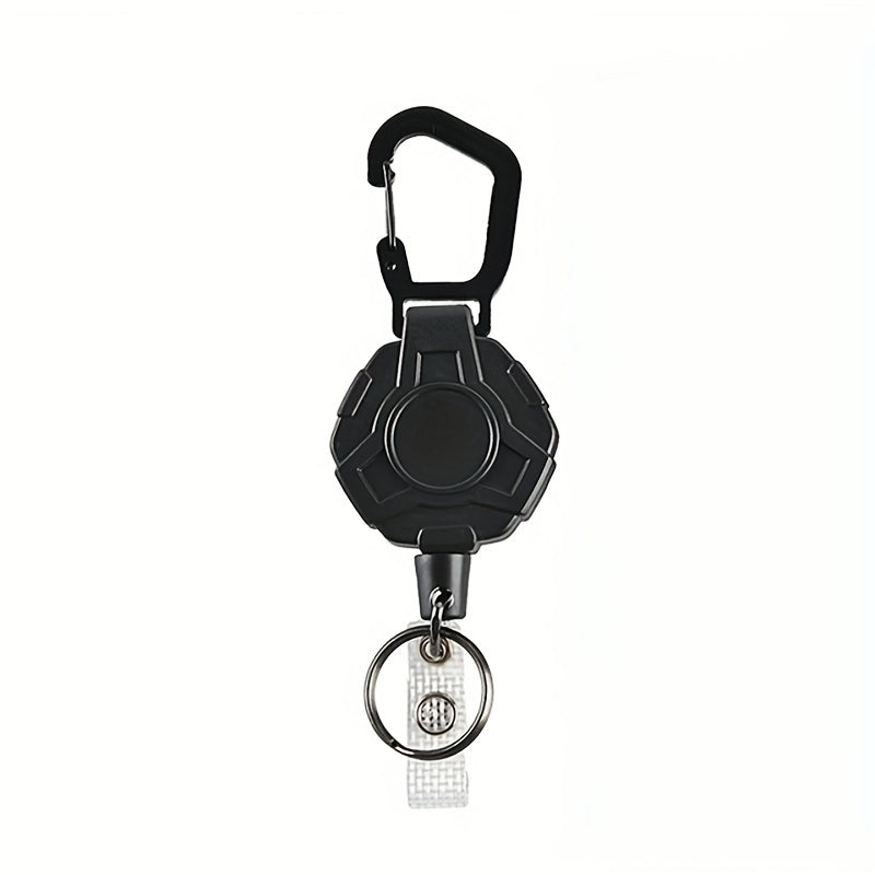 Heavy Duty Retractable Keychain with Metal Buckle
