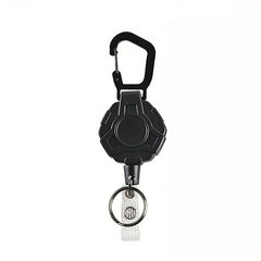 Heavy Duty Retractable Keychain with Metal Buckle