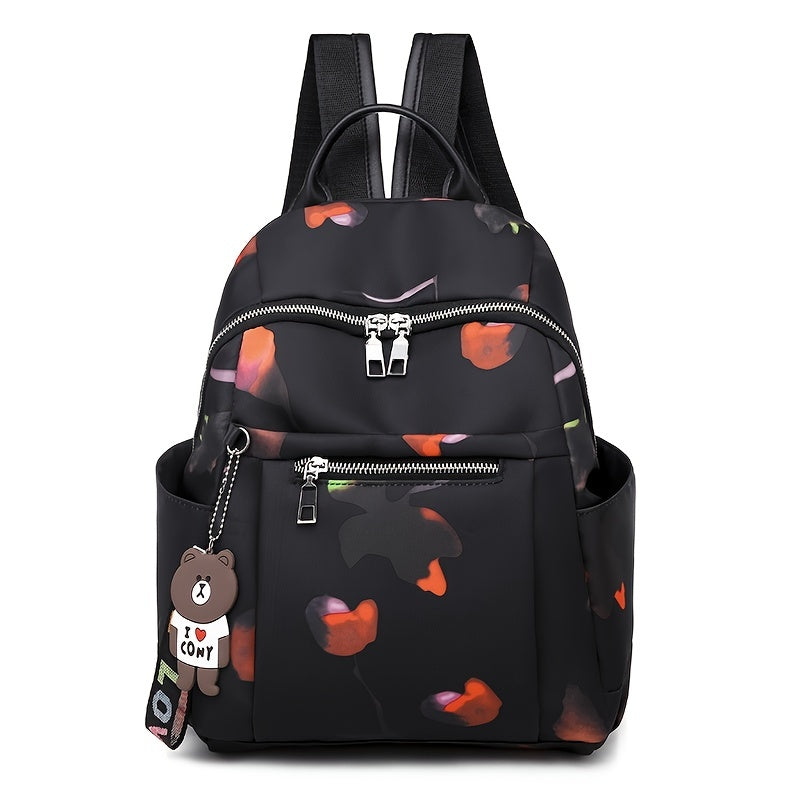 Zipper Backpack Adjustable Strap Casual Travel Backpack