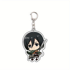 Cartoon Keychain Pendant Anime Figure Double Sided Key Chain Pendant