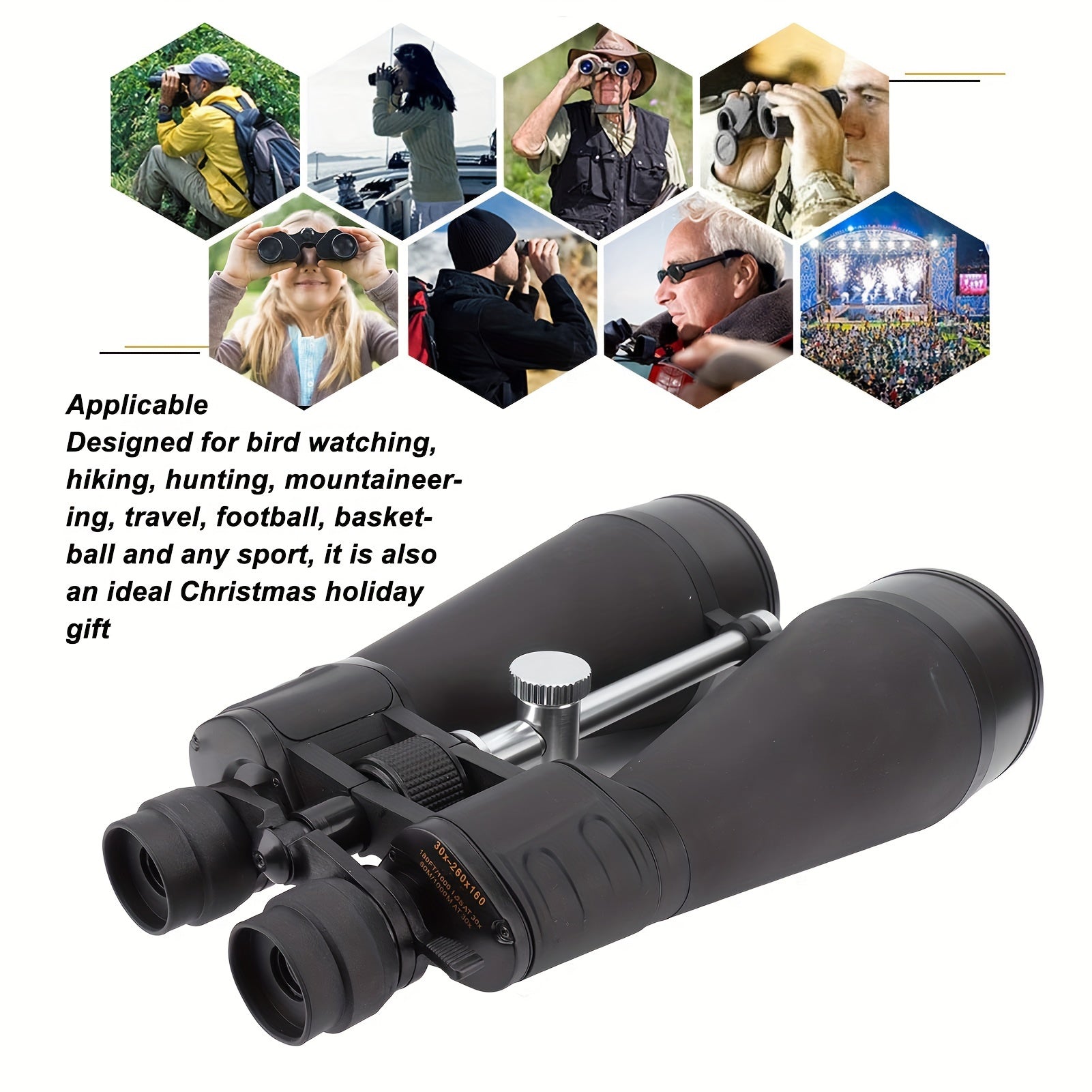 Powerful HD Portable Binoculars With Coating for Bird Watching Hiking