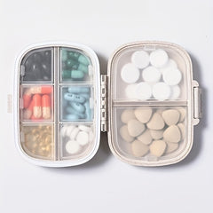 8 Grid Portable Sealed Medicine Box for Outdoor Camping Hiking Fishing
