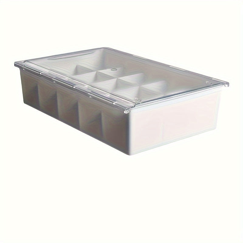 Grid Plastic Underwear Storage Box Wall Mounted Organizer