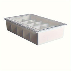 Grid Plastic Underwear Storage Box Wall Mounted Organizer