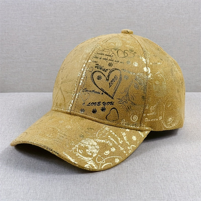 Hot Stamp Graffiti Baseball Cap Solid Sun Hat Hip Hop Dad Hats For Women