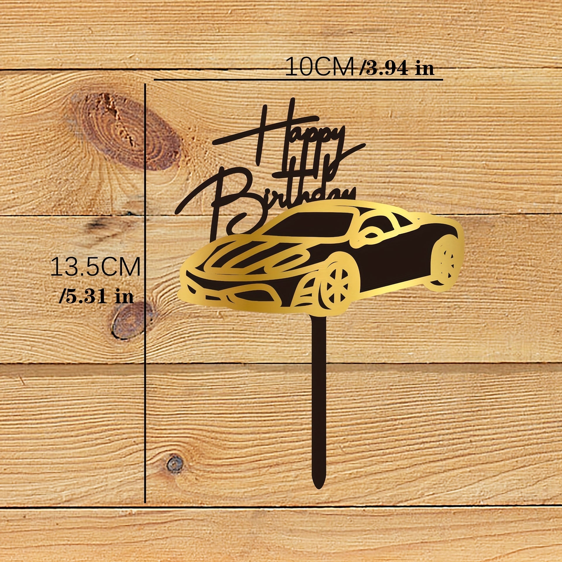 Motorcycle and Car Cake Toppers DIY Decor