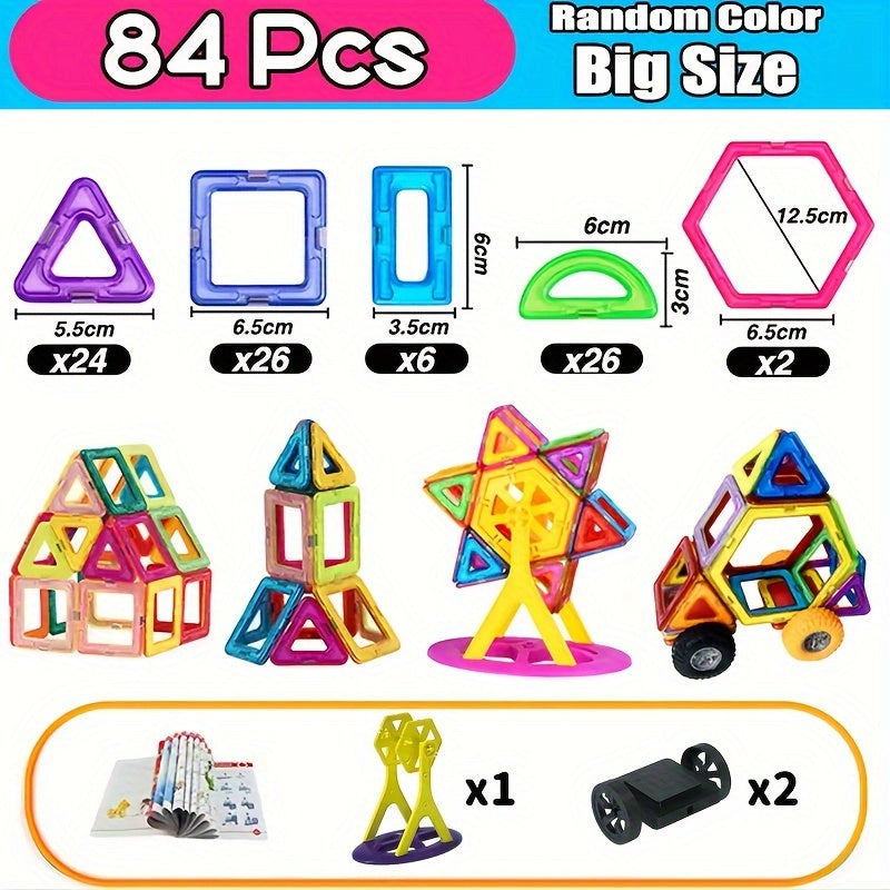 Magnetic Building Blocks DIY Magnets Construction Set Halloween Gift