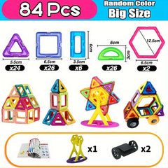 Magnetic Building Blocks DIY Magnets Construction Set Halloween Gift