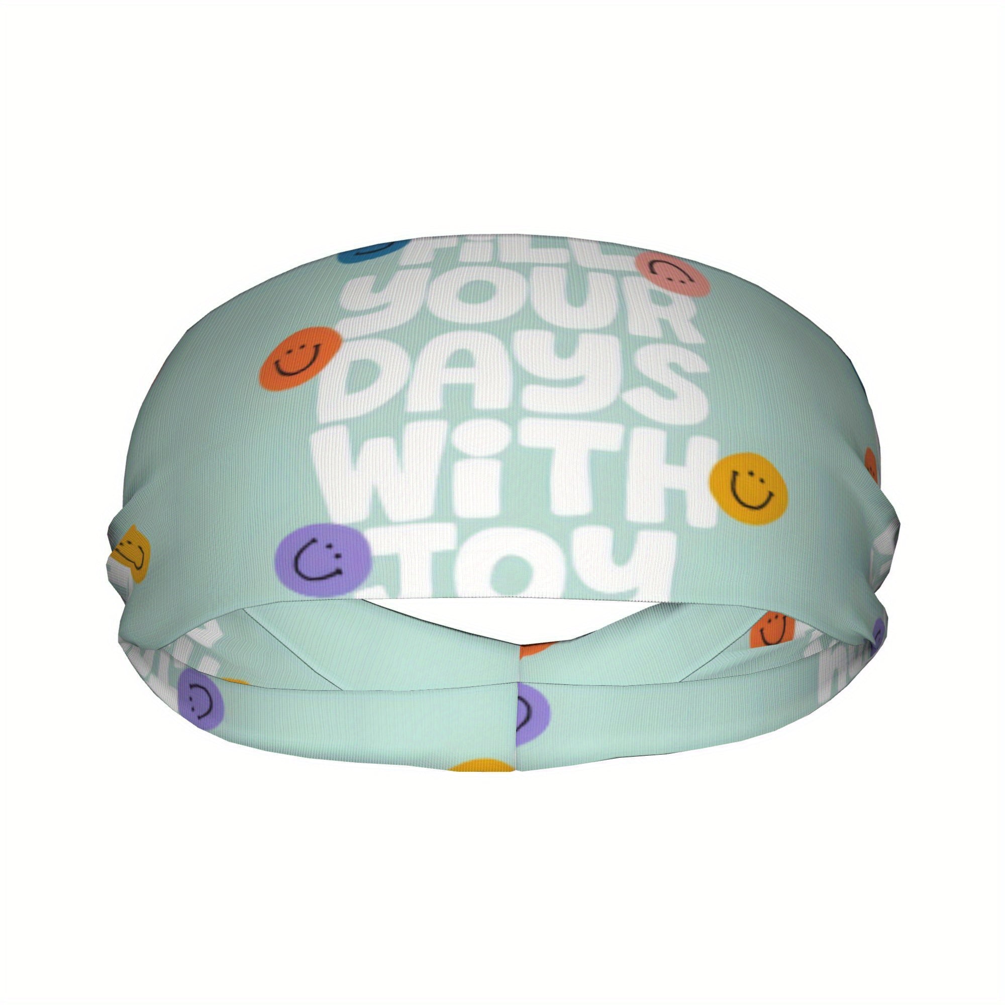 Unisex Athletic Headband for Sweat Wicking Yoga Gym Workouts