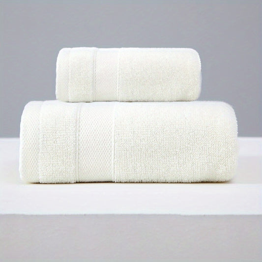 Coral Fleece Towel Set - Soft and Absorbent - 2pcs Bath Towel Set