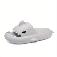 Men's Shark Lightweight Non Slip Open Toe Quick Drying Slides