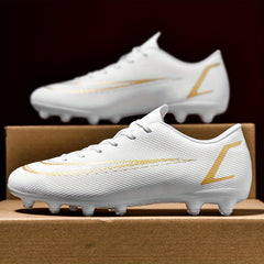 Men's Solid AG Cleat Football Boots Outdoor Anti-skid Soccer Cleats