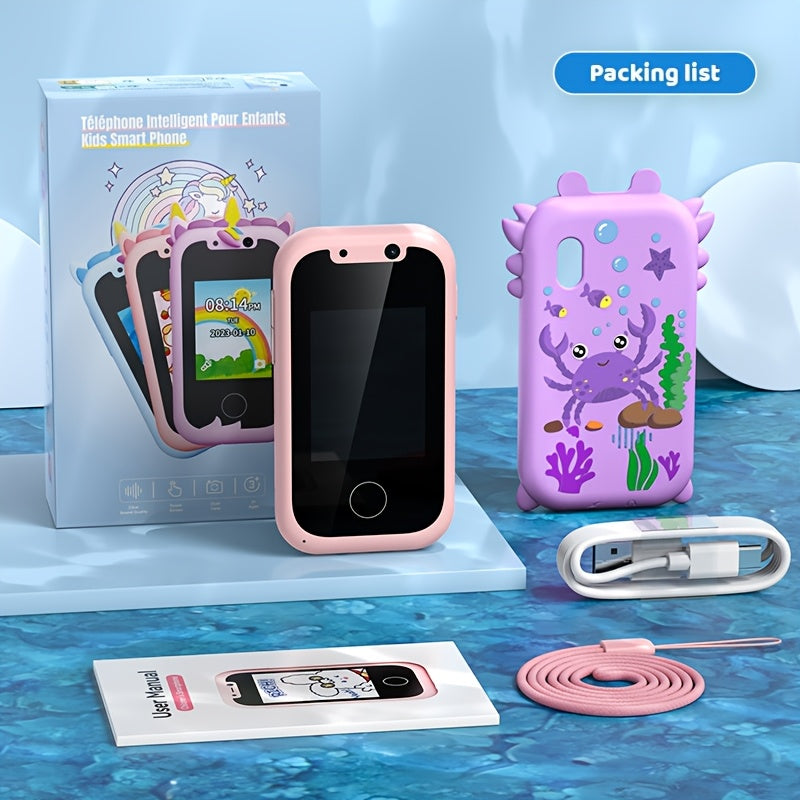 Jerzens Purple Frog Phone Case Double Camera Touchscreen