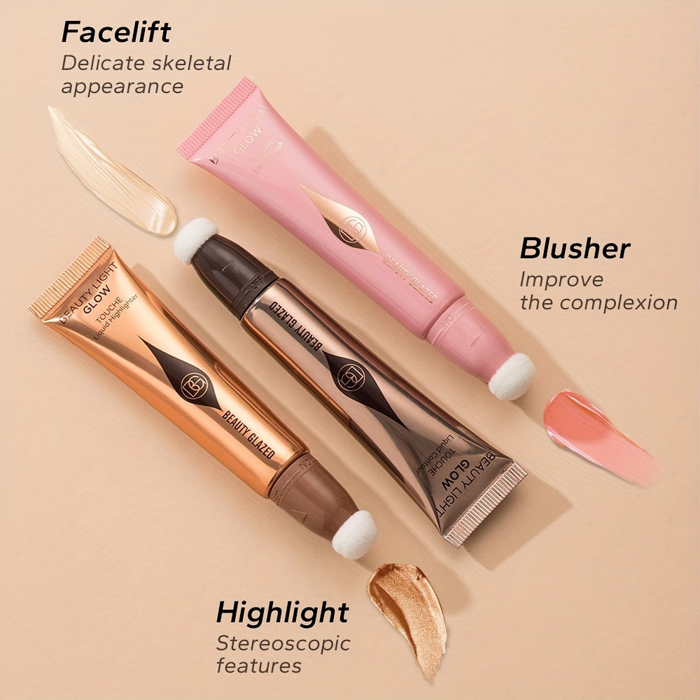 Fluid Blush Stick Cheek & Lip Cream with Cushion Applicator