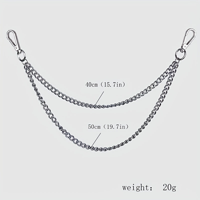 Men's Pants Chain Punk Hip Hop Pants Chain Waist Chain