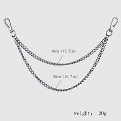 Men's Pants Chain Punk Hip Hop Pants Chain Waist Chain