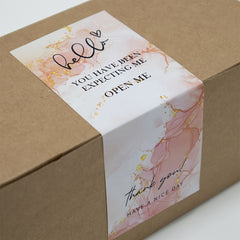 50pcs Thank You Stickers Waterproof Seal Labels Packaging Stickers