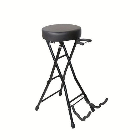 Retro Guitar Stand Stool Bracket Bass Musical Instrument Chair