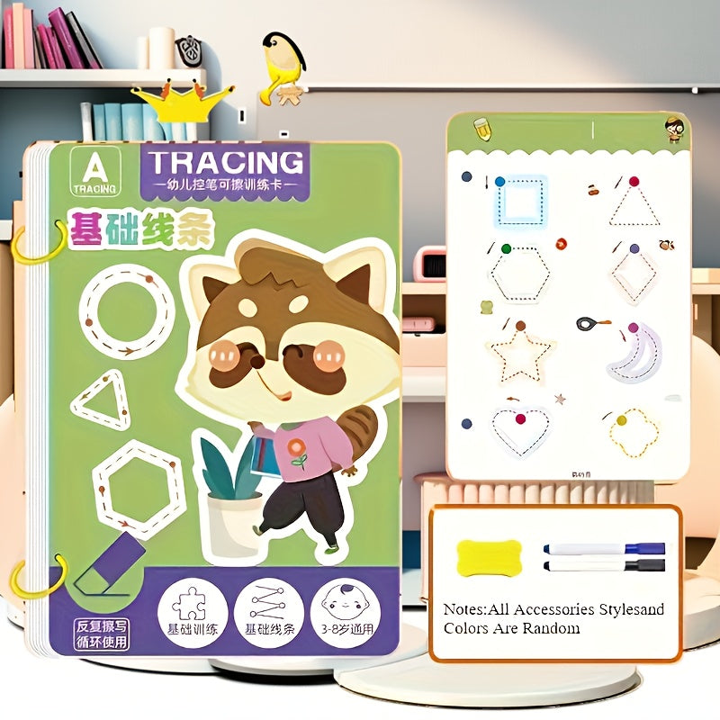 Magic Education Workbook for Numbers, Letters & Drawing Skills