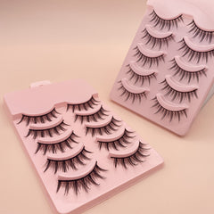 5 Pairs 3D Volume Faux Mink Wispy Fluffy Eyelashes