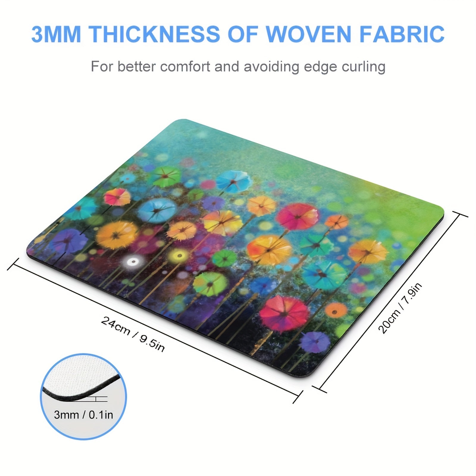 Flowering Bushes Gaming Mouse Pad