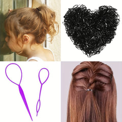 4008 Pcs Hair Styling Accessories Set for Girls Women, Elastic Rubber Band Duck