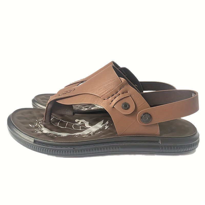 Men's Wear Resistant Non Slip Flip Flops Comfy Thong Sandals