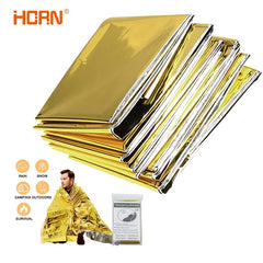 2pcs Emergency Blanket Outdoor First Aid Military Rescue Kit