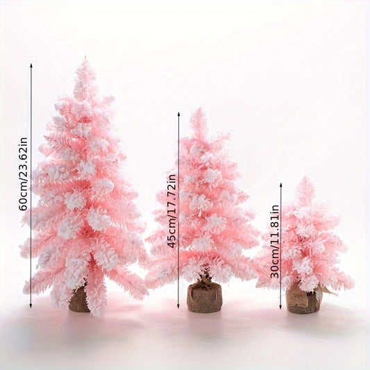 Flocked Small Christmas Tree for Window Decoration