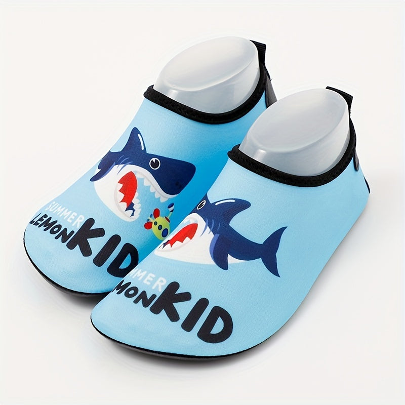 Kids Cartoon Water Shoes Soft Quick Drying Non Slip Water Sneakers
