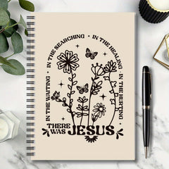 Boho Floral Christian Spiral Notebook Journal 100 Pages