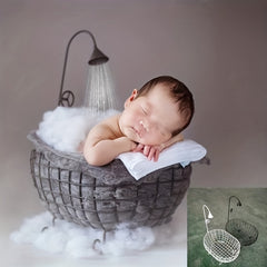 Adorable Newborn Photography Prop Basket for Unique Baby Photos