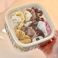 Waterproof Hair Accessory Organizer Box with Lid