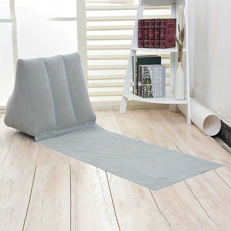 Flocking Triangle Beach Mat Inflatable Seat Cushion