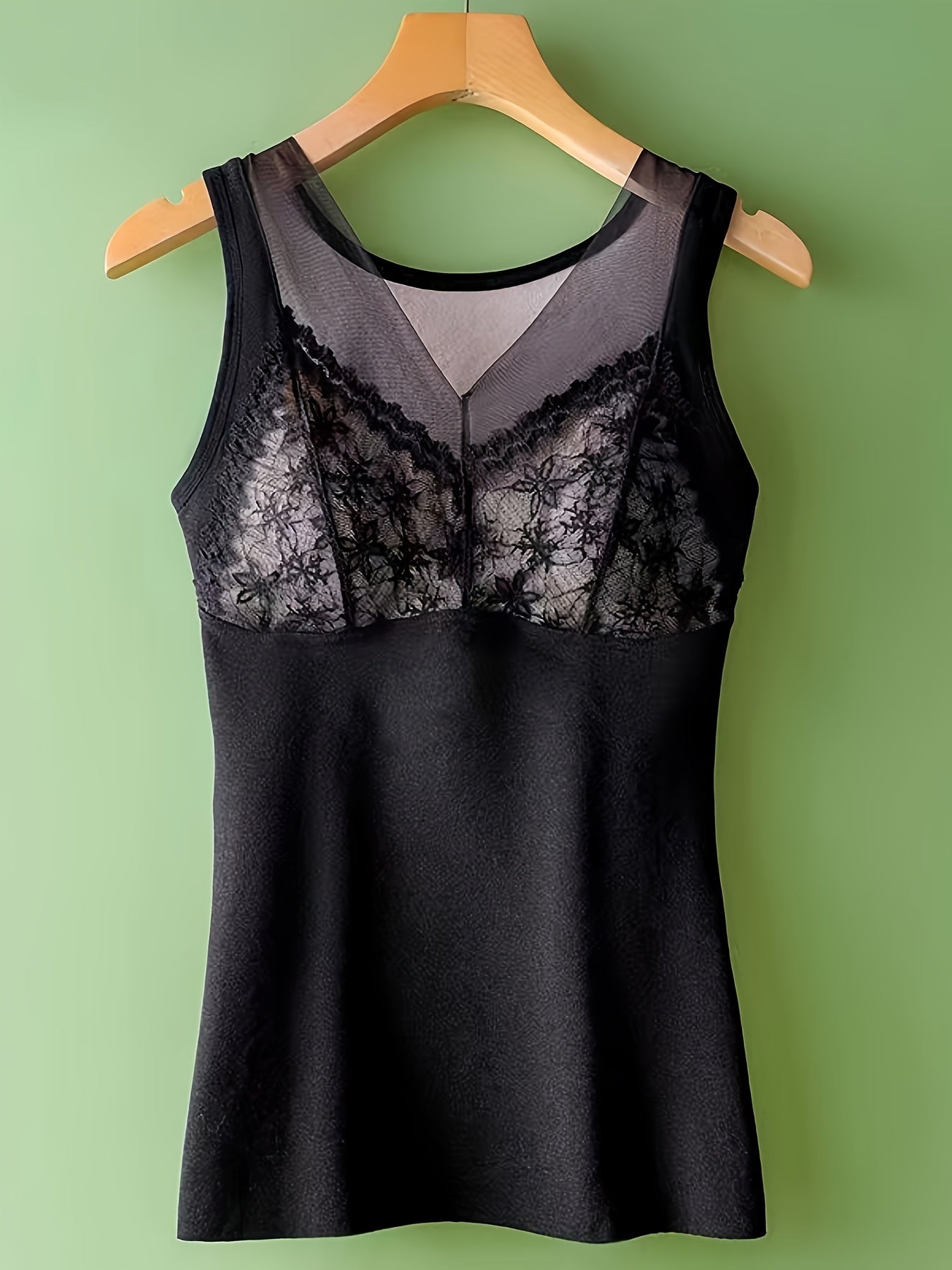 Lace Thermal Sleeveless Tank Top Women's Lingerie
