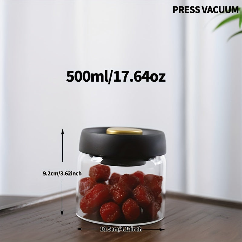 High Vacuum Glass Jar for Freshness and Anti Oxidation