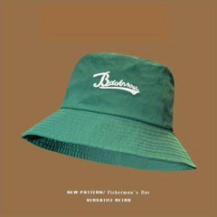 Men's Letter Fisherman Hat Spring Summer Thin Breathable Basin Hat