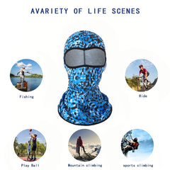 Summer Outdoor Sports Cooling Face Mask Bicycle Motorcycle Riding Headgear