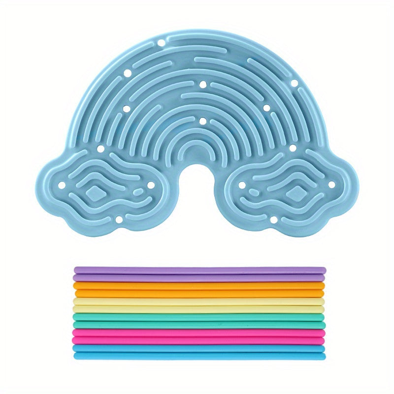 Silicone Space Sensory Board Toy with Astronaut & Planets