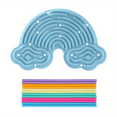Silicone Space Sensory Board Toy with Astronaut & Planets