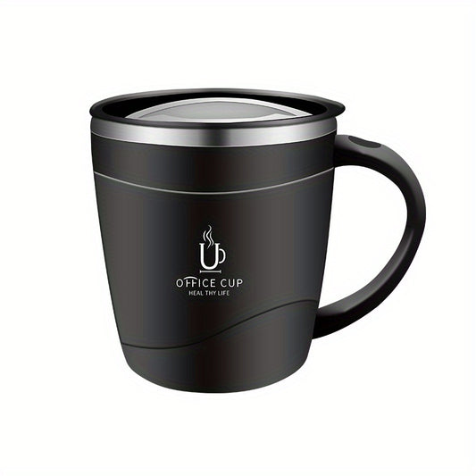 500ml Stainless Steel Insulated Coffee Mug with Lid - 17oz Capacity