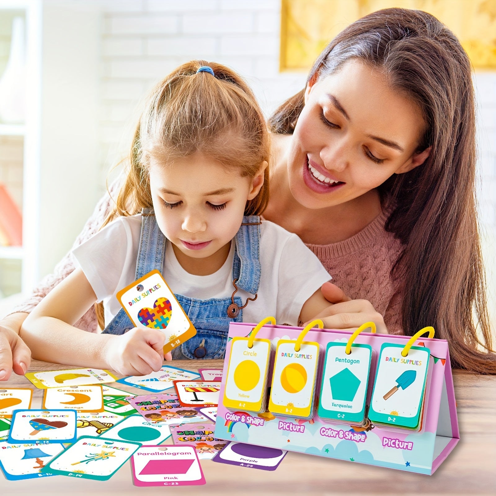 NeslGenc Learning Flashcards Set for 3-6 Year Olds