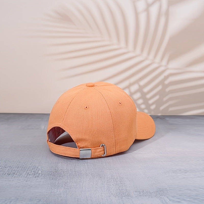 Embroidered Letters Baseball Cap Sun Hat Outdoor Sunshade