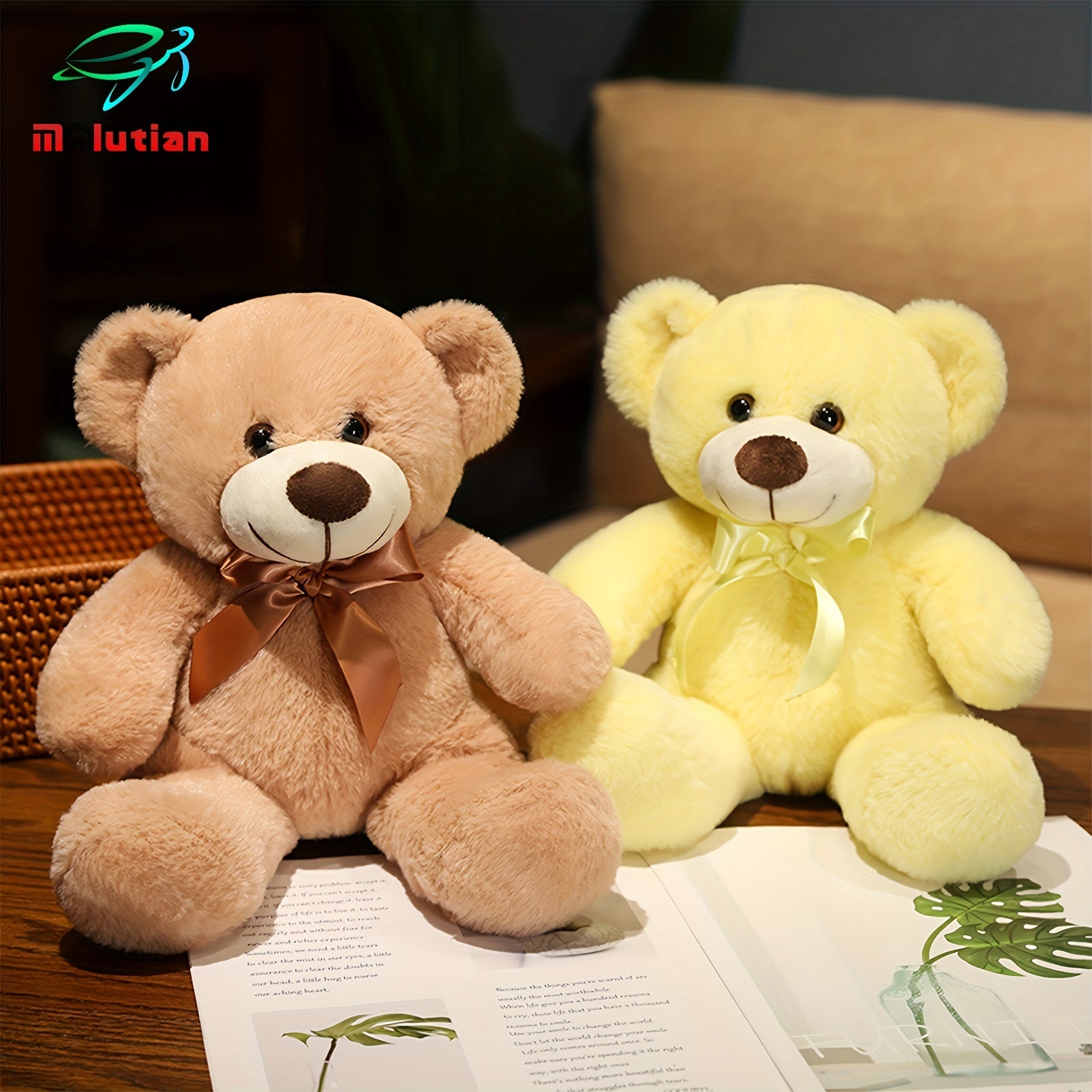 Bow Tie Ribbon Teddy Bear Plush Toys - Gift for Special Occasions
